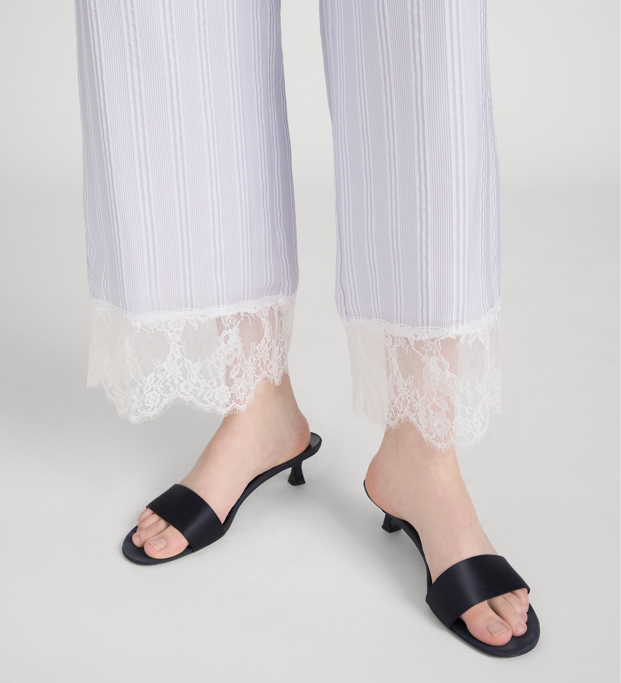 FRAME - The Stripe Lace Lounge Pant