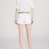 FRAME - The Linen V - Neck Popover Top
