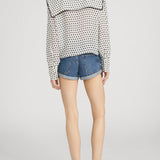 FRAME - The Polka Dot Fleet Blouse