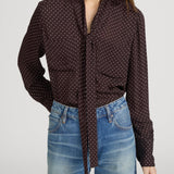 FRAME - The Modern Tie Blouse