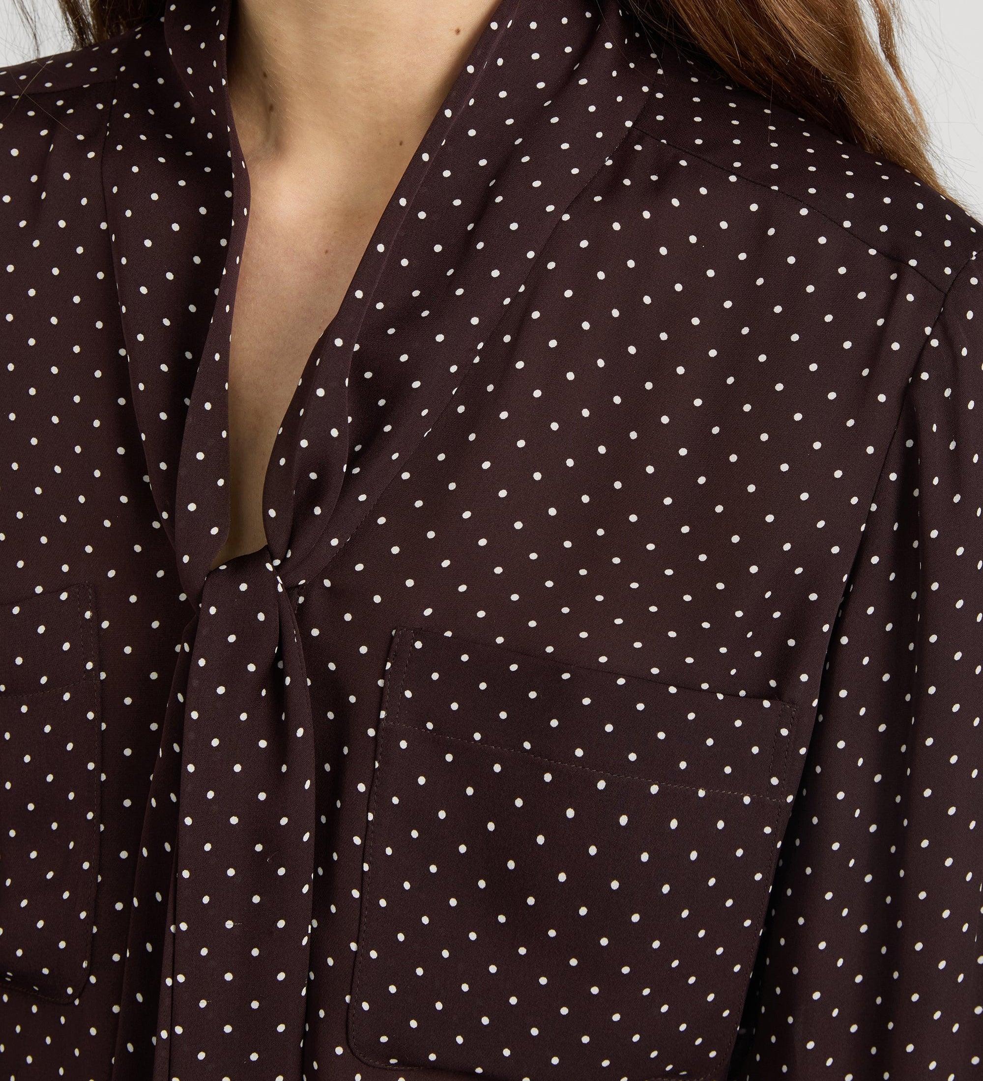 FRAME - The Modern Tie Blouse