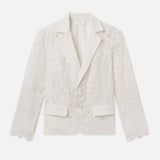 FRAME - The Paisley Eyelet Classic Blazer