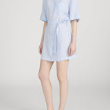FRAME - The Linen Belted Dress Chambray