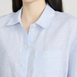FRAME - The Linen Belted Dress Chambray