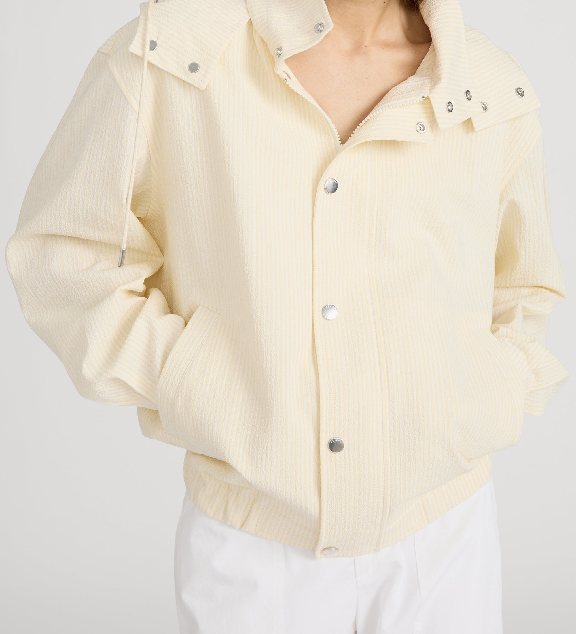 FRAME - The Seersucker Track Jacket