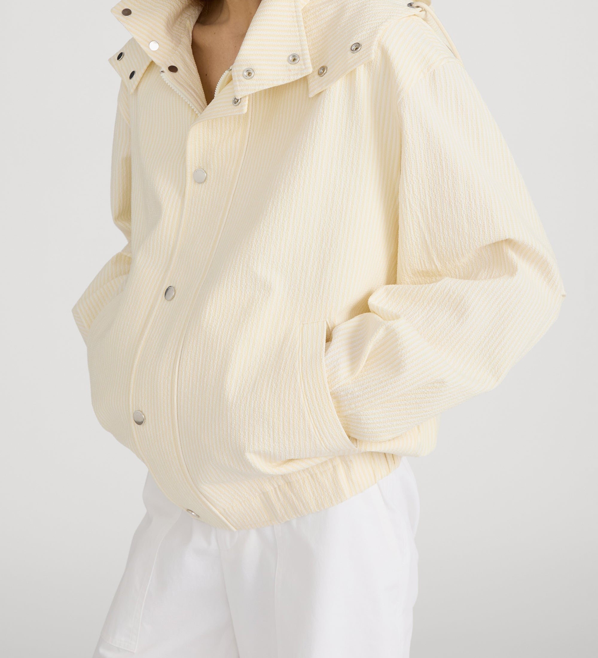 FRAME - The Seersucker Track Jacket