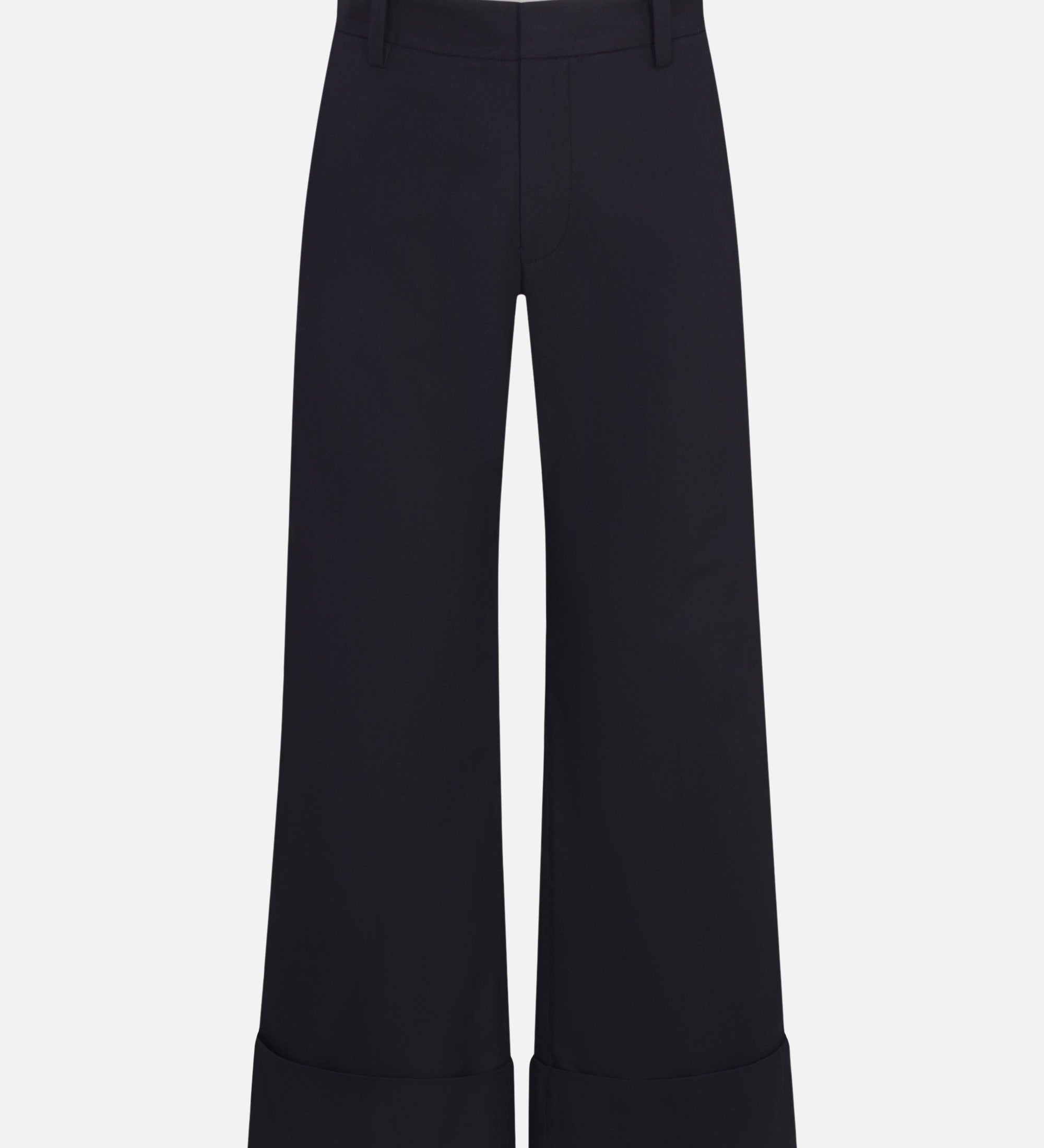 FRAME - The Cuffed Slim Palazzo Trouser