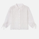FRAME - The Paisley Eyelet Cinch Sleeve Shirt
