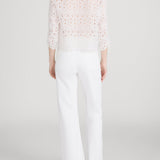 FRAME - The Paisley Eyelet Cinch Sleeve Shirt