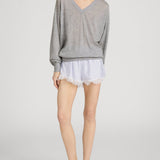 FRAME - The Stripe Lace Lounge Short