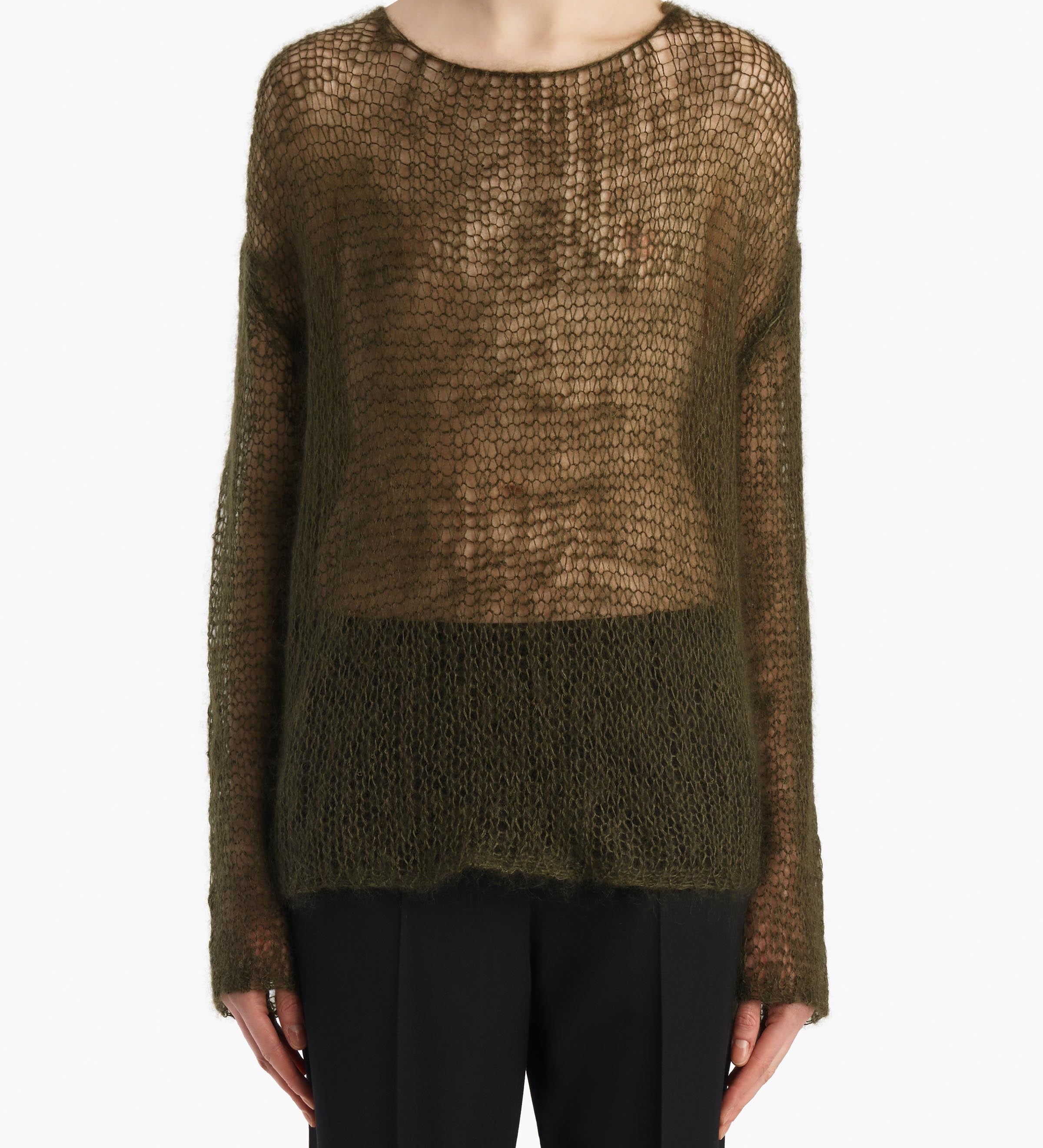 Khaite - Wendy Sweater in Dark Olive