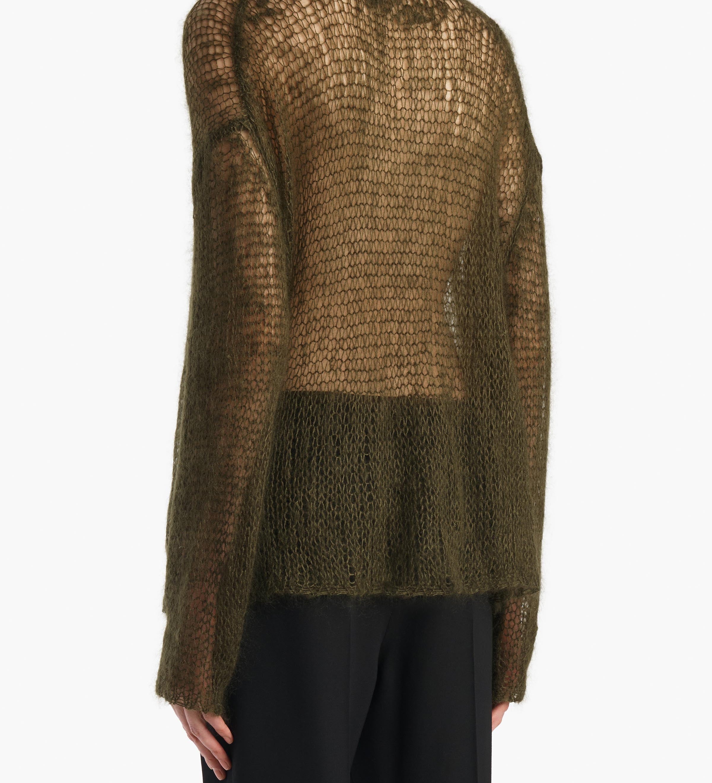 Khaite - Wendy Sweater in Dark Olive
