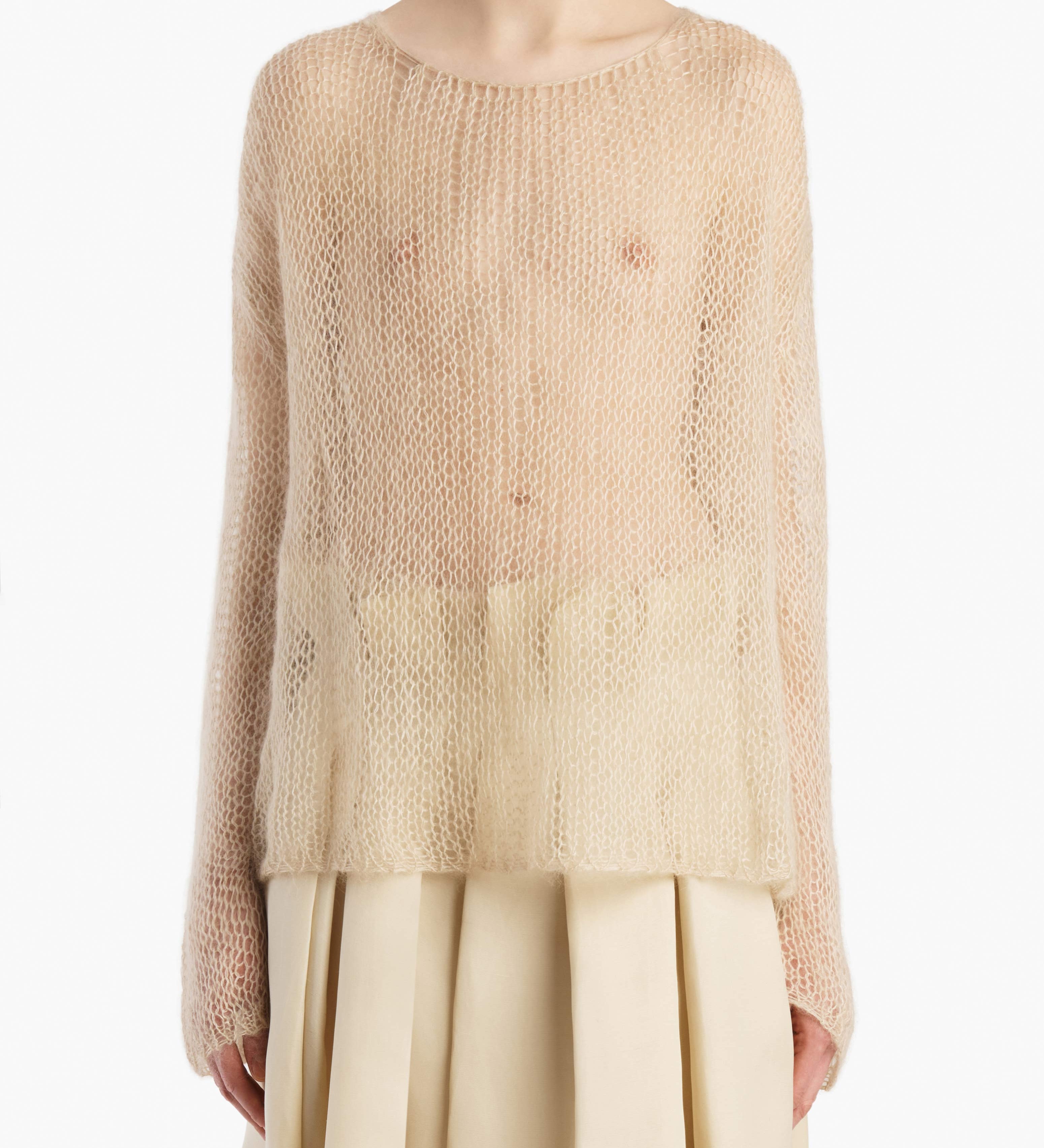Khaite - Wendy Sweater in Light Beige