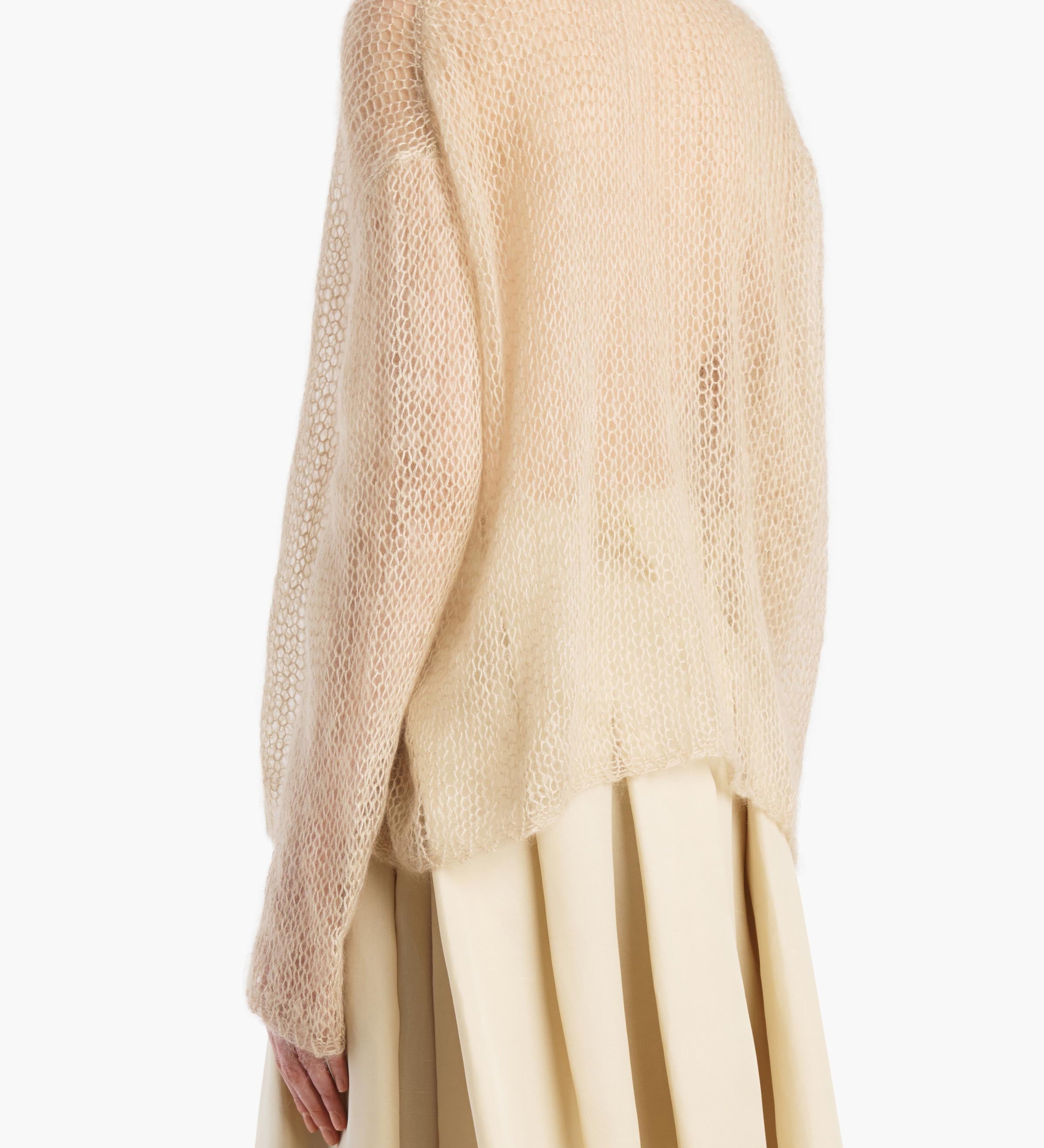 Khaite - Wendy Sweater in Light Beige