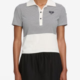 FRAME - The Tennis Polo -- White Multi