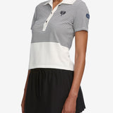 FRAME - The Tennis Polo -- White Multi