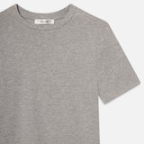 FRAME - The Heather Plus One Tee -- Heather Grey