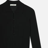 FRAME - The Smart Polo Dress -- Black