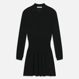 FRAME - The Smart Polo Dress -- Black