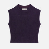 FRAME - The Plush Vest -- Royal Purple