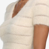 FRAME - The Cloud Sweater -- Cream