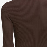 FRAME - The Fine Cable Sweater -- Coffee
