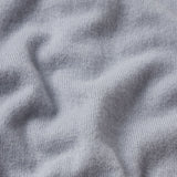 FRAME - The Cashmere Mix Trim Cardi -- Grey Blue