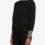 FRAME - The Sailor Pullover -- Black Multi