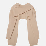 FRAME - The Scarf Sweater -- Pink Sand