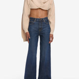 FRAME - The Scarf Sweater -- Pink Sand