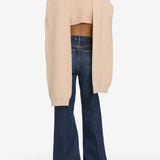 FRAME - The Scarf Sweater -- Pink Sand