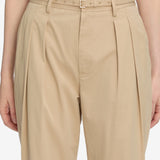 FRAME - The Pleated Stilt Trouser -- Light Khaki