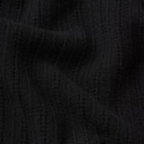 FRAME - The Ladder Pointelle Sweater -- Black