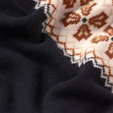 FRAME - The Cashmere Fairisle Cardi -- Navy