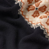 FRAME - The Cashmere Fairisle Cardi -- Navy