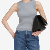 FRAME - The Fine Cable Tank -- Grey Blue