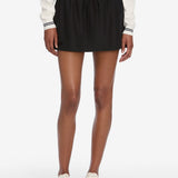 FRAME - The Tennis Drawstring Skirt -- Navy