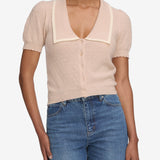 FRAME - The Cashmere Sailor Sweater -- Pink Sand Multi
