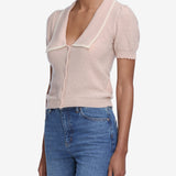 FRAME - The Cashmere Sailor Sweater -- Pink Sand Multi