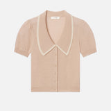 FRAME - The Cashmere Sailor Sweater -- Pink Sand Multi