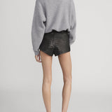 FRAME - The Cashmere V Sweater -- Heather Grey