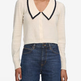 FRAME - Cashmere Sailor Sweater -- Cream Multi