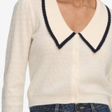 FRAME - Cashmere Sailor Sweater -- Cream Multi