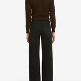 FRAME - The Ladder Pointelle Cardi -- Coffee