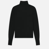 FRAME - Slim Turtleneck -- Black