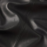 FRAME - The Leather Pinafore Dress -- Black