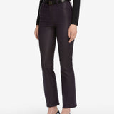 FRAME - The Leather Reboot Crop -- Dark Royal Purple