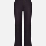 FRAME - The Leather Reboot Crop -- Dark Royal Purple