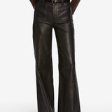 FRAME - Le Slim Palazzo Modernist Pocket Leather -- Black