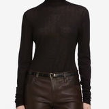 FRAME - Slim Turtleneck -- Black
